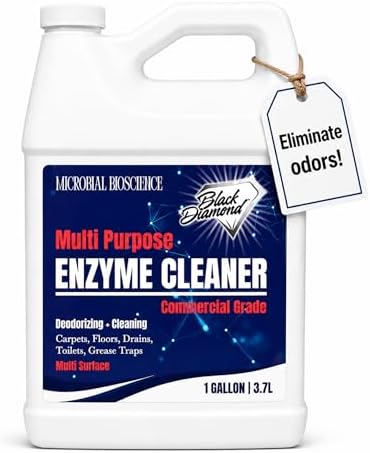 Commercial Enzyme Cleaner & Odor Eliminator for Carpet & Pet Urine by BlackDiamondStoneworks