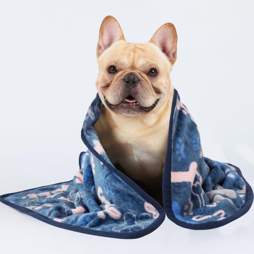 Luciphia 3 Pack Soft Fleece Dog Blankets for Large Dogs Puppy Cats,41"x31" - Image 5