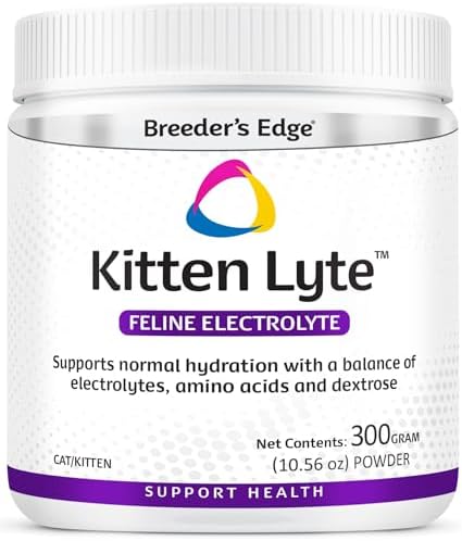 Breeder's Edge Kitten Lyte Electrolyte Supplement for Kittens & Cats, 300g by RevivalAnimalHealth