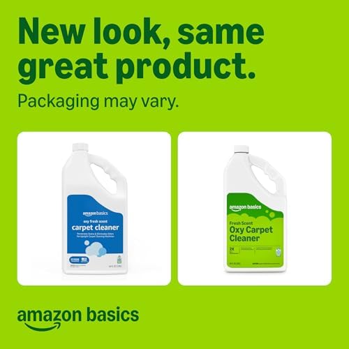 Amazon Basics Carpet Cleaner, Carpet Stain Remover, Fresh Scent, 64 fl oz, Packaging May Vary - Image 2
