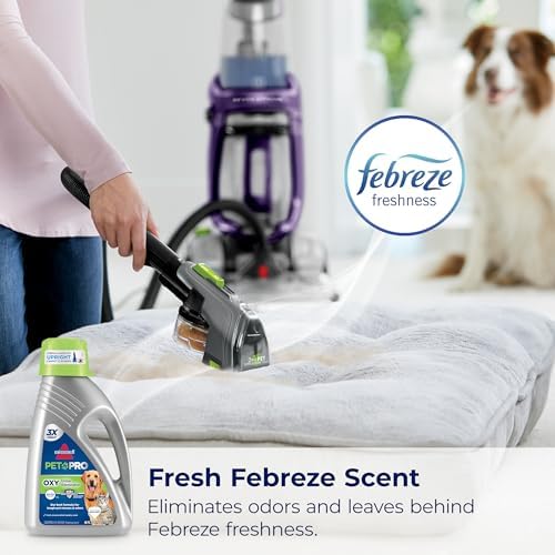 Bissell PET PRO OXY Urine Eliminator with Febreze Carpet Deep Clean Solution, StainProtect Technology, leading upright carpet cleaners, 48oz, Our best formula for pet messes & odors, (Pack of 2) - Image 6