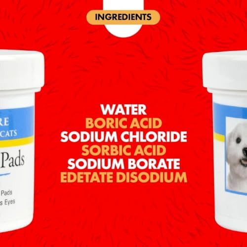 Miracle Care Eye Wash Pads for Dogs and Cats, 90 Pre-Soaked Wipes - Image 5