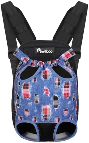 Pawaboo Pet Front Carrier Backpack for Small Medium Dogs by Pawaboo