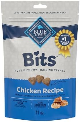 Blue Buffalo Bits Chicken Training Treats, 11 oz by BlueBuffaloCompanyLtd