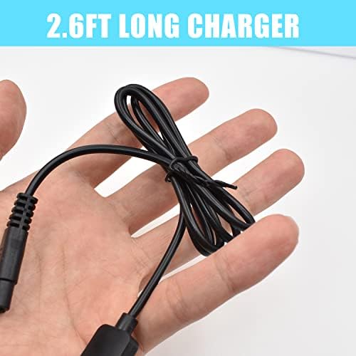 Universal Hair Clipper Charger Cord, Replacement Charger Cable Compatible with Various Dog Clippers,Fit oneisall Dog Clippers,Fit SUPRENT Hair Clippers etc, 5V Power Adapter Charging Line - Image 3