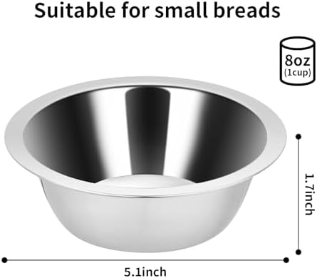 Fri4Free 2PCS 8oz Stainless Steel Hanging Kennel Water Bowls - Image 2