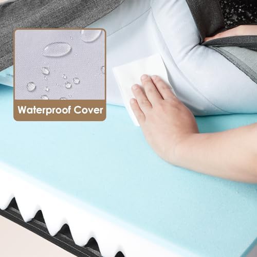 EHEYCIGA Orthopedic Dog Beds Large Sized Dog, Waterproof Washable Pet Bed - Image 3