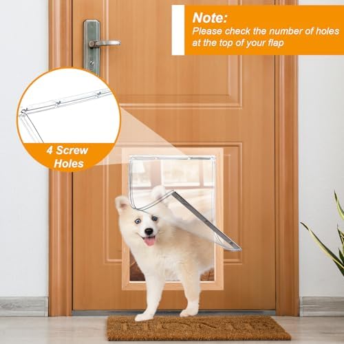 Landical Extra Large Dog Door Replacement Flaps, 10 1/2" x 15" - Image 3