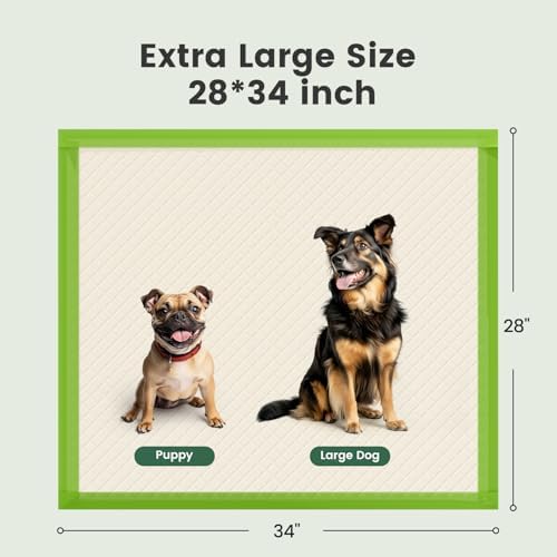 Gardner Pet Dog Pee Pads, XL 28"x34", All Edge-Wrapped, ECO Thick Pad - Image 6