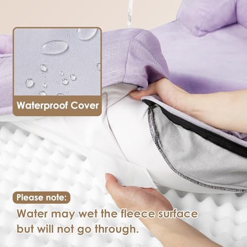 EHEYCIGA Orthopedic Dog Beds Large Sized Dog, Waterproof Washable Pet Bed - Image 4