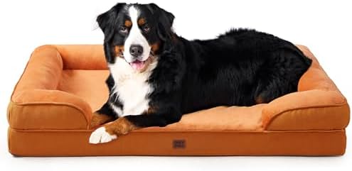 EHEYCIGA Orthopedic XXL Dog Bed, Waterproof Washable XL Big Pet Bed 52" by EHEYCIGA