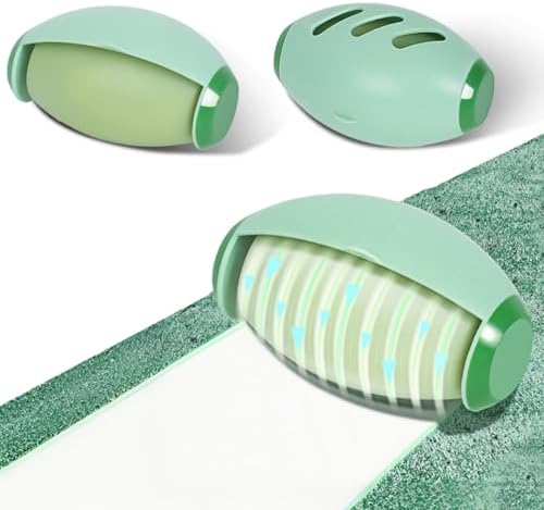 Reusable Lint Roller for Clothes, Mini Lint Roller Travel Size, Washable Pet Hair Remover | Extra Sticky, Portable, ForestGreen-MediumAquamarine, 2.559in*3.94in by Unknown