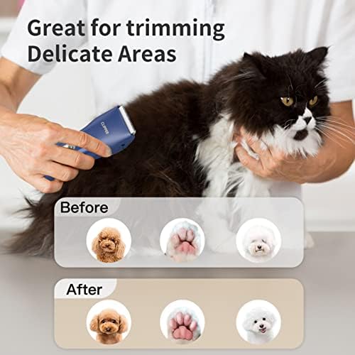 Dog Clippers,Quiet Washable USB Rechargeable Cordless Dog Grooming Kit,Electric Pets Hair Trimmers Shaver Shears for Dogs and Cats - Image 5