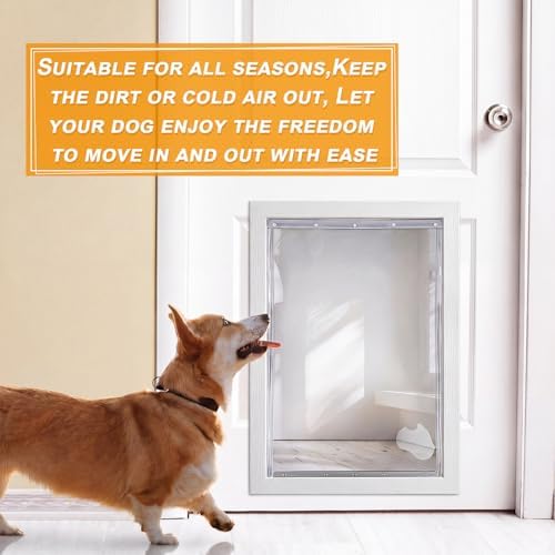 Landical 20" x 15" Dog Door Replacement Flaps - Image 6