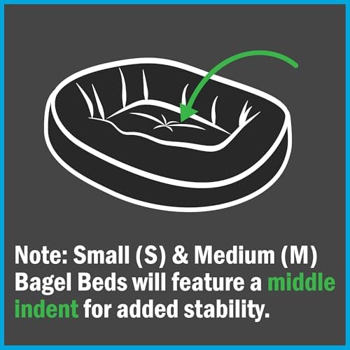 Majestic Pet 32 Inch Suede Calming Dog Bed Washable – Cozy Soft Round Dog Bed with Spine Support for Dogs to Rest their Head - Fluffy Donut Dog Bed 32x23x7 (Inch) - Round Pet Bed Medium – Stone (2025) - Image 7