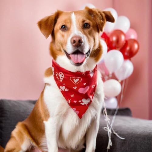 Valentine's & St. Patrick's Day Dog Bandana Set 2PCS-Small,Holiday Party Costumes,Pet Scarves for Boys and Girls,Dog Outfit Gifts for Small Dogs and Cats,Diverse Festive Styles - Image 6