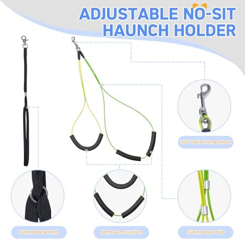 Dog Grooming Arm for Table,with Hammock & Haunch Holder for small dogs - Image 5