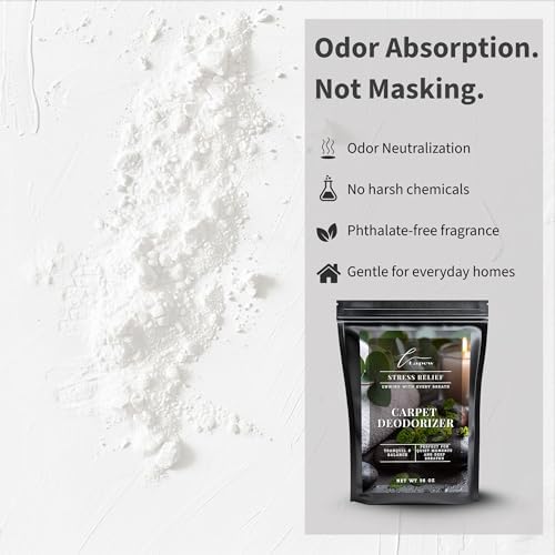 Lapew Stress Relief Carpet Deodorizer Powder - Pet Safe Freshener for Vacuuming | Scented Odor Eliminator for Home | 36 oz - Image 3