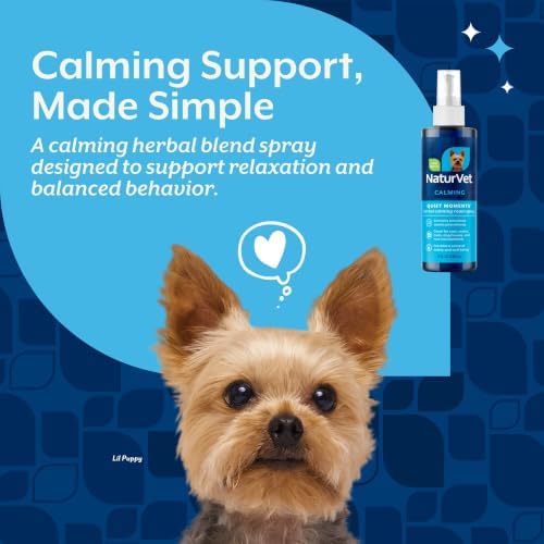 NaturVet Quiet Moments Herbal Calming Room Spray Dog Supplement - 8 oz - Image 4