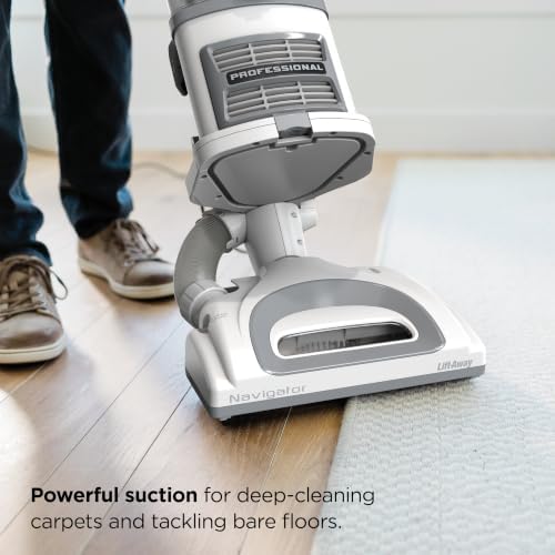 Shark Navigator Lift-Away Upright Vacuum Cleaner, HEPA, White, NV356E​ - Image 2