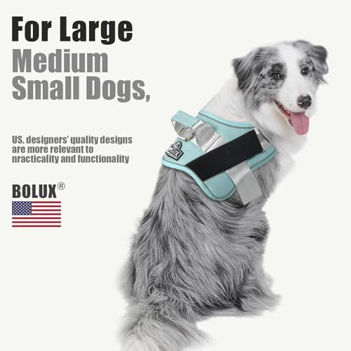 Bolux Dog Harness, No-Pull Reflective Dog Vest, Breathable Adjustable Pet Harness with Handle for Outdoor Walking - No More Pulling, Tugging or Choking - Image 5