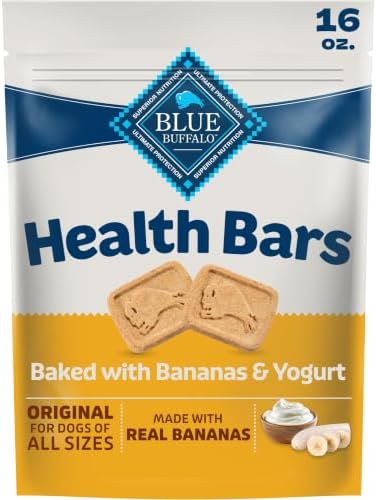 Blue Buffalo Health Bars Bananas & Yogurt Dog Biscuits, 16 oz by BlueBuffaloCompanyLtd