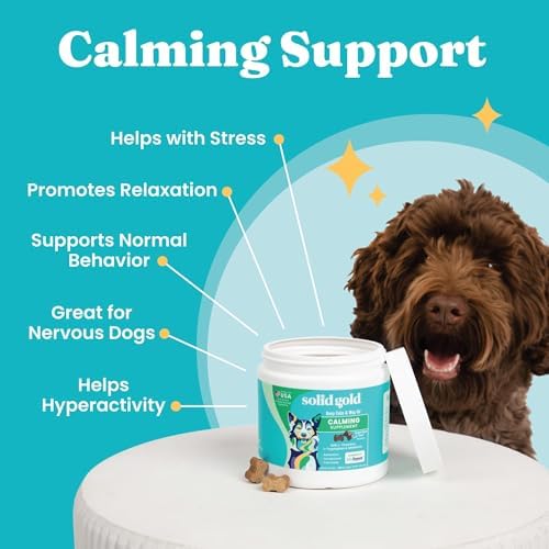 Solid Gold Calming Chews for Dogs with Melatonin for Storms & Travel, 120ct - Image 4