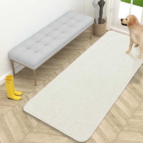 OLANLY Dog Door Mat for Muddy Paws 59x24, Super Absorbent Chenille Mud Mat by OLANLY
