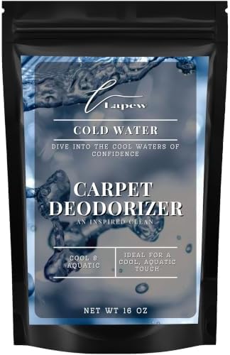 Lapew Cold Water Carpet Deodorizer Powder - Pet Safe Freshener for Vacuuming | Scented Odor Eliminator for Home | 16 oz by Lapew