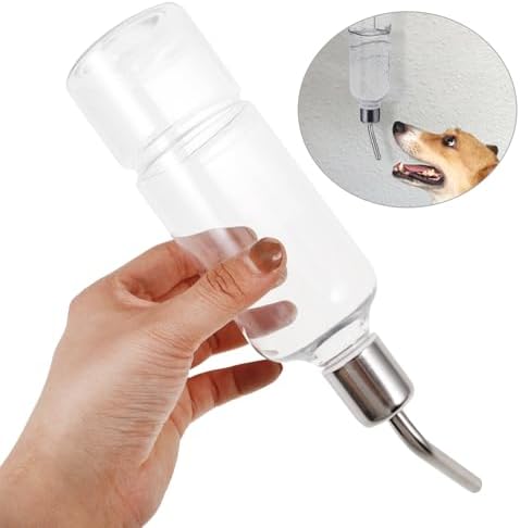 Dog Water Bottle for Crate - No Drip Dog Water Bottle, Cat Water Feeder, Leak- Pet Water Bottl for Cage&Kennel - Large - Image 4