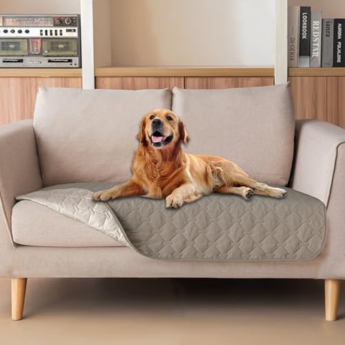 gogobunny Waterproof Loveseat Cover, Reversible Dog Cat Blanket for Couch by gogobunny