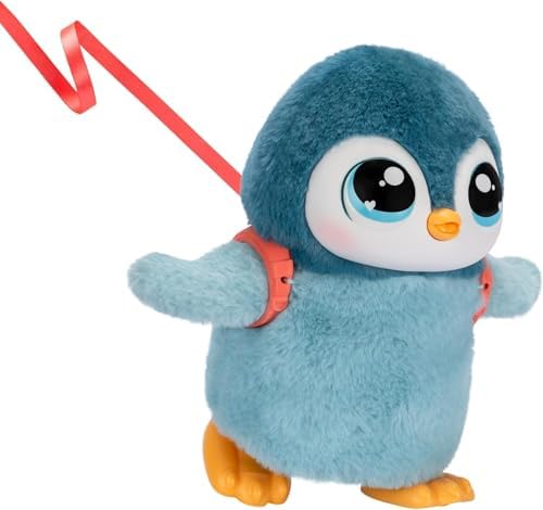 Little Live Pets Walking Penguin My Pet Waddles, Interactive Plush Penguin with 25+ Sounds and Detachable Leash, Toy Penguins for Kids of Ages 5+ - Image 3