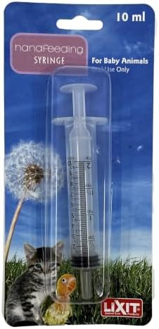 Lixit Hand Feeding Syringe for Baby Animals, 10 ml by Lixit
