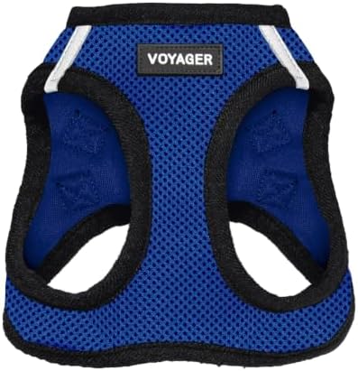 Voyager Step-in Air Dog Vest Harness - Royal Blue/Black Trim, XXX-Small by BestPetSuppliesLLC