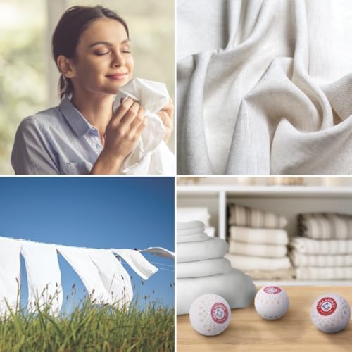 Arm & Hammer OdorBusterz® Odor Eliminator Balls, White Linen, 3 Count – Baking Soda Odor Control for Closets, Drawers, Hampers & Small Spaces - Image 5