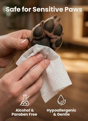 Pogi's Dog Grooming Wipes for Paws & Butt, Fragrance Free, 12 Packs of 20 - Image 6