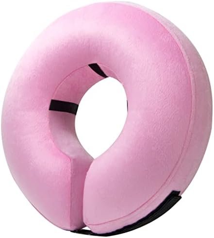 BENCMATE Inflatable Dog Cone Collar Alternative After Surgery XLarge, Pink by BENCMATE