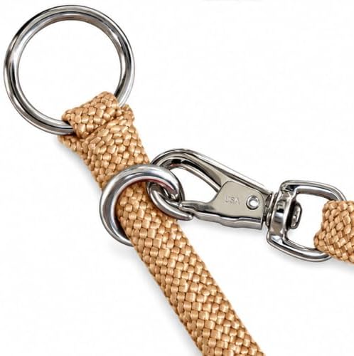 Resco Nylon Dominant Dog Collar for Training and Handling, 12", Fawn - Image 3