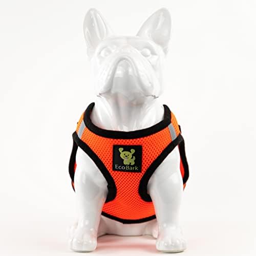 EcoBark Step in Dog Harness - Reflective Soft Luxurious Mesh Dog Harnesses for XXS, XS, Small, and Medium Dogs Eco-Friendly Comfort Secure Halter No Pull Adjustable Pet Vest (Orange, Medium) - Image 7