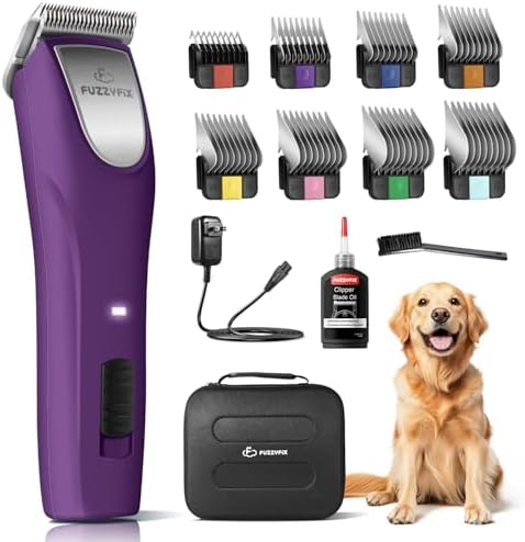 Professional Dog Grooming Clippers 2-Speed Detachable Blade 10# by FuzzyFix