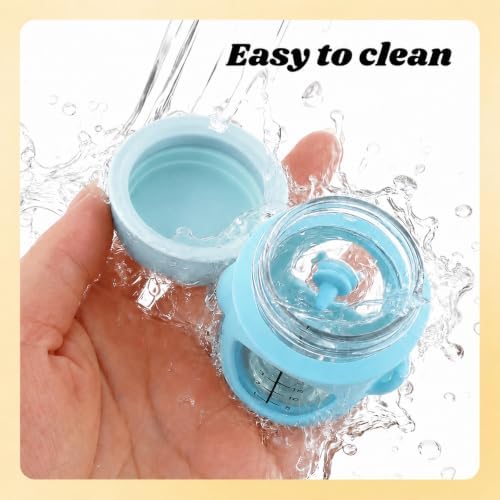 Pet Feeder Bottle Puppy Bottles for Nursing Animal Feeding Bottles Kitten Bottle for Nursing Dog Cat Milk Feeding Bottl e (Blue) - Image 7
