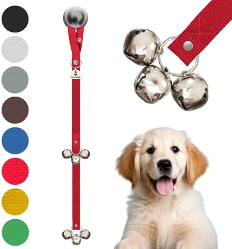 Caldwell's Pet Supply Co. Dog Potty Bells, Dog Door Bell, Bells to Go Outside, Potty Training Bell, Dogs Doorbell, Dogs Potty Doorbell, Ring to Go Pee, All Breed Puppy Training Tool by CaldwellsPetSupplyCo