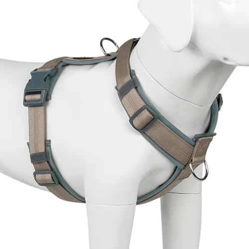 Plutus Pet No Pull Dog Harness, Adjustable Nylon Harness with Soft Padding by PLUTUSPET