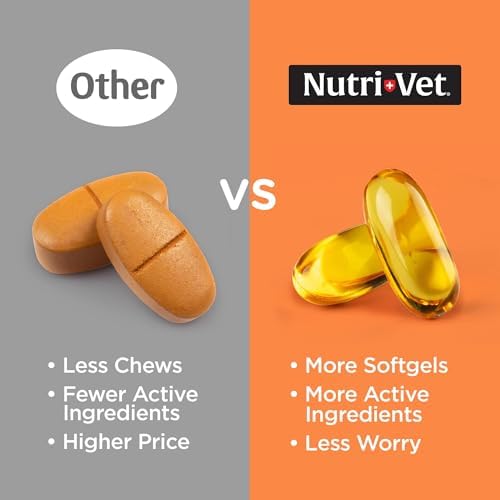 Nutri-Vet Fish Oil for Dogs, Omega 3 Skin Support, EPA & DHA, 100 Count - Image 3