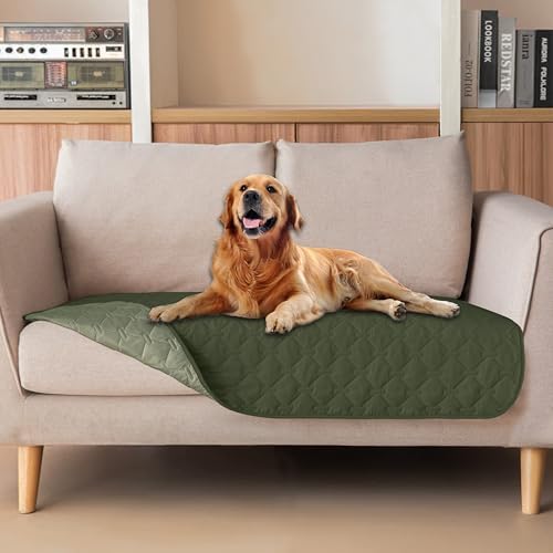 gogobunny Waterproof Loveseat Cover, Reversible Dog Cat Blanket for Couch by gogobunny