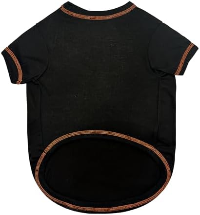 MLB SAN Francisco Giants Dog T-Shirt, Medium. - Licensed Shirt for Pets Team Colored with Team Logos. - Premium Stretchable Materials for The Comfort of Your Dog & cat. - Image 2