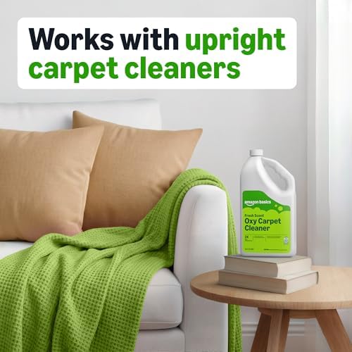 Amazon Basics Carpet Cleaner, Carpet Stain Remover, Fresh Scent, 64 fl oz, Packaging May Vary - Image 4