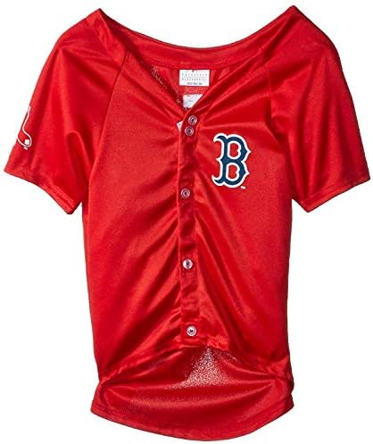 Official MLB Boston Red Sox Pet Jersey for Dogs & Cats, Size XX-Large - Stylish Baseball Jersey for Your Furry Fan- Show Off Team Spirit with The Perfect Fan Apparel Gear for Pet, Dog & Cat by PETSFIRST