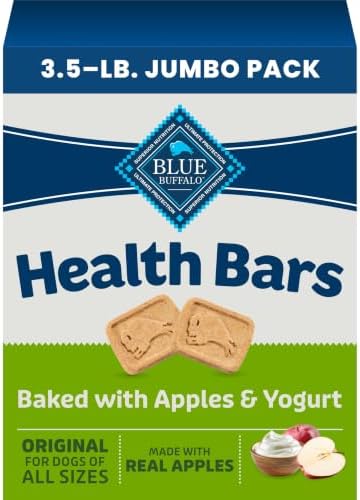 Blue Buffalo Health Bars Apples & Yogurt Dog Biscuits, 3.5 lb by BlueBuffaloCompanyLtd