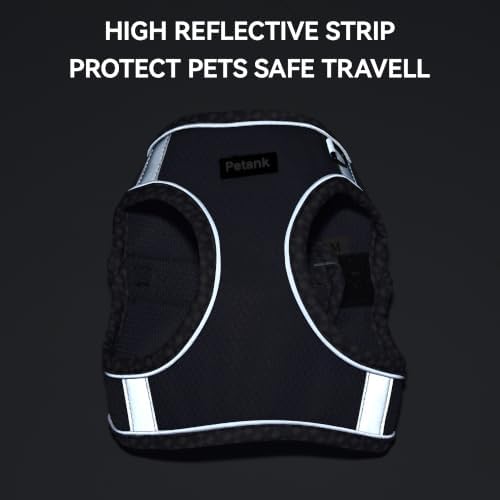 Petank Dog Harness for Small Medium Dogs No Pull, Puppy Harness and Leash Set, Step in Dog Harness for Walking, Running, Training, Small Dog Vest, Medium Dog Vest (Purple, M) - Image 6
